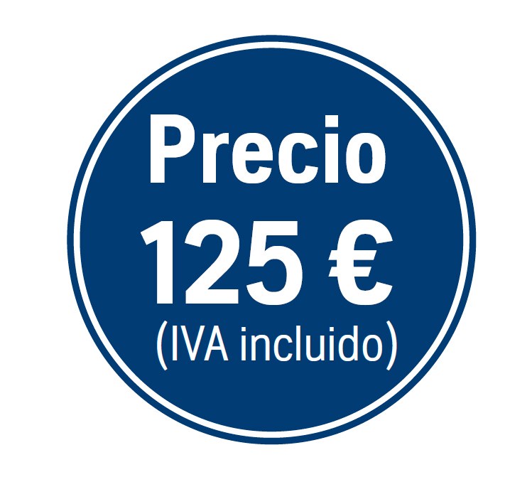 Precio 125 € IVA incluido